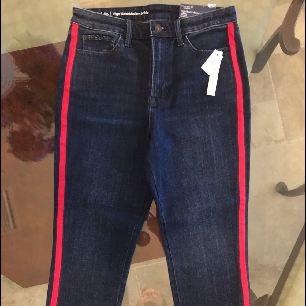 NWT- TALBOTS FLAWLESS High Waist Modern Ankle Jeans